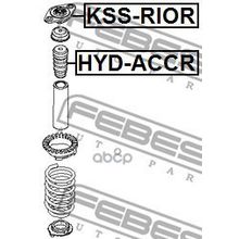 Отбойник Амортизатора | Зад Прав Лев | Hyundai Accent (Mc) 2006-2010 Febest арт. HYDACCR