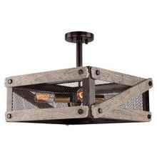 Потолочная люстра LOFT коричневый E27 4*60W 220V арт.LSP-9704