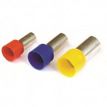 Наконечник-гильза 22мм с изолир.фланцем 25,00 кв.мм желтый (НШВИ) (упак. 50шт) | код. 2ART511LY |  DKC