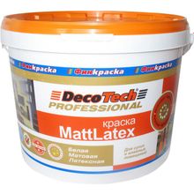 Decotech Professional Mattlatex 10 л белая