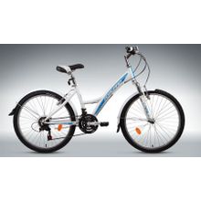 Подростковый горный (MTB) велосипед FORWARD California 1.0 белый 15" рама (2015)