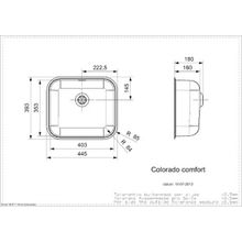 Мойка Reginox Colorado L Comfort  New LUX OKG (c box)