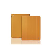 Кожаный чехол JisonCase Leather Case Premium Orange (Оранжевый цвет) для iPad 2 iPad 3 iPad 4