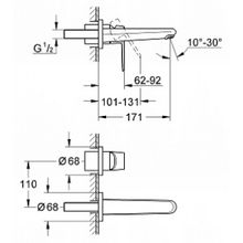 Смеситель Grohe Eurodisc Cosmopolitan 19573002 для раковины