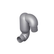 Vetus Гусёк пластиковый Vetus LT110110 210 x 525 x 300 мм патрубки под шланг диаметром вход выход 110 110 мм