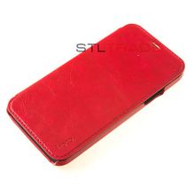 Футляр-книга HOCO Crystal series leather case iPhone X красный