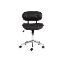Tetchair Кресло CRAFT, орех, кож зам черный