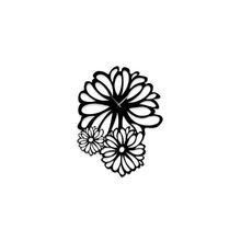 Часы три цветка