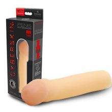Topco Sales Насадка-удлинитель CyberSkin 1.5 inch Transformer Penis Extension - 19 см. (телесный)