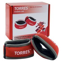 Утяжелители на запястье Torres 0,5 кг (2х0,25кг)