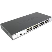 Коммутатор D-Link   DGS-3120-24SC   Управляемый коммутатор 2 уровня (16 SFP + 8Combo1000Base-T SFP)