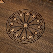 Нарды резные "Герб Армении" 60