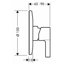 Смеситель Hansgrohe Metris S 31661000 для душа