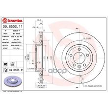 Диск Тормозной Uv Coated | Зад | Brembo арт. 09B50311