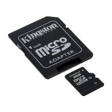 Карта Памяти micro SDHC 8Gb Kingston Class 10 + ADP