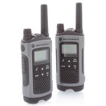 радиостанция Motorola TLKR-T80, комплект из 2-х радиостанций, черно-серый