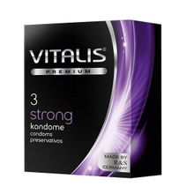 Презервативы Сверхпрочные №3 Vitalis Premium Strong