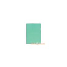 Папка-уголок плотная прозрачная зеленая,  пластик,  А4,  0.18мм