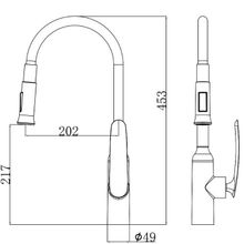 Смеситель Gllon GL-118 4002CG для кухонной мойки хромрыжий