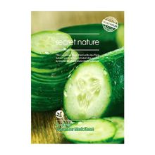 Маска для лица освежающая с огурцом Secret Nature Cucumber Mask Sheet Cooling 5шт