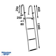 Batsystem Трап телескопический Batsystem BUT45U 1300 x 255 мм 4 ступеньки