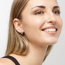 Серьги c посеребрением, Юви Арт (арт. 68142-121651)