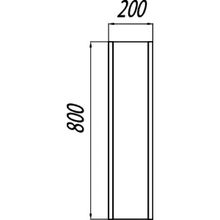 Шкаф Акватон Брук 20, дуб феррара, 1A201003BCDF0