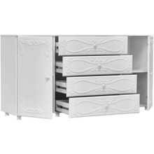 Система Мебели Гостиная Италия-4 белое дерево