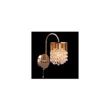 Бра с хрусталем Strotskis 3222 1 золото прозрачный хрусталь Strotskis