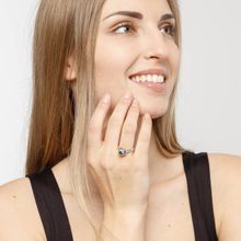 Кольцо c посеребрением, Юви Арт (арт. 73621-4)