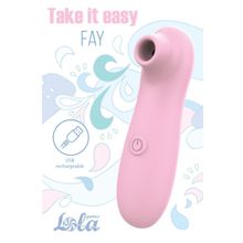 Lola toys Розовый вакуум-волновой стимулятор Fay (розовый)