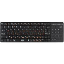 Клавиатура CBR беспроводная Bluetooth KB-478 Black, с тачпадомдоп. блоком