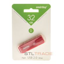 SB32GBDK-R, 32GB USB 2.0, Dock Series, Red, SmartBuy