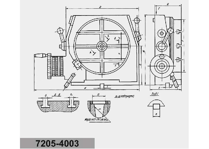 Поворотный стол 7400 0223