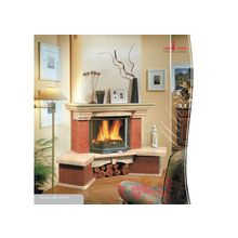 Угловая облицовка (камин)  Bella Italia Milano (Белла Италия Милано, каминокомплект с топкой)