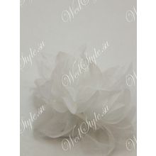 Заколка-цветок из ткани PIN203