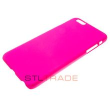 Накладка пластиковая PC для iPhone 6 5,5 темно-розовая, в тех.уп.