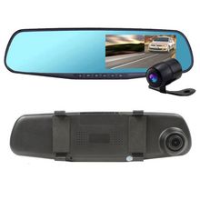Зеркало-видеорегистратор с камерой заднего вида Vehicle Blackbox DVR