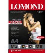 LOMOND 0808441 термотрансферная бумага для светлых тканей А4, 140 г м2, 10 листов