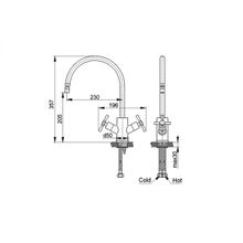 Raiber Смеситель для кухни Cross R7501