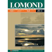 Фотобумага Lomond матовая односторонняя (0102030), A4, 120 г м2, 25 л.
