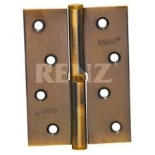 Петля дверная стальная RENZ L 100 FH CF- 100*75*2,5 б колп,с обв, левая, кофе