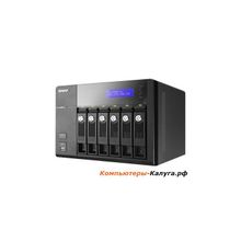 Сетевой накопитель QNAP TS-659 Pro+ Сетевой RAID-накопитель с шестью отсеками для жестких дисков. Двухъядерный Intel D525 1,8 ГГц