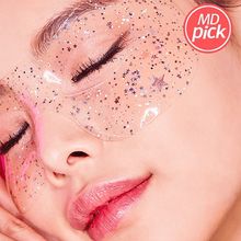 Маска для глаз ночная глиттерная Dr.Gloderm 10шт
