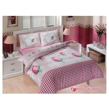 Altinbasak Постельное белье Laura Pink V1 (2 сп. евро)