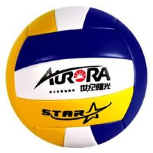 Мяч волейбольный AURORA Star размер 5, желто-бело-синий