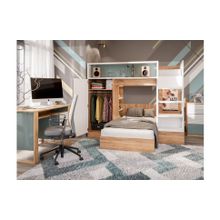 Алмаз. Любимый дом Модульная детская Модекс-2 (Дуб золотой Белый Голубой)