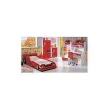 Детская комната F1 Red (Размер кровати: 90Х190, Наличие матраса: с 1 матрасом TFK)