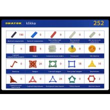 Конструктор ЗНАТОК 70177 Klikko 252 детали