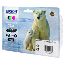 Набор картриджей EPSON 26XL MULTIPACK (C13T26364010) для  XP-600 XP-700 XP-800, CMYK